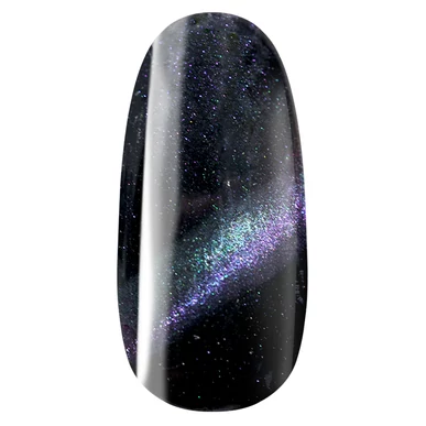 Ojă semipermanentă Violet - Verde Cat Eye Galaxy Pearl Nails 7 ml 706