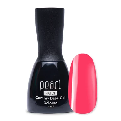 Bază Rubber Gummy Pearl Nails Neon Roz 15 ml