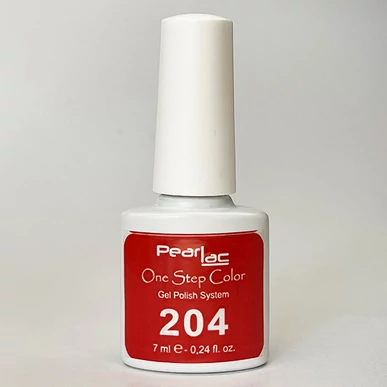 Oja semipermanenta 3 in 1 One Step Color Pearl Nails Roșu 204