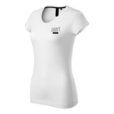 Tricou alb Pearl Nails - S