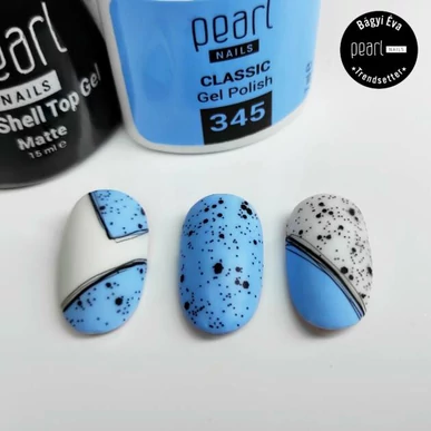 Ojă semipermanentă Albastru Pastel Pearl Nails Classic Gel Lac 345
