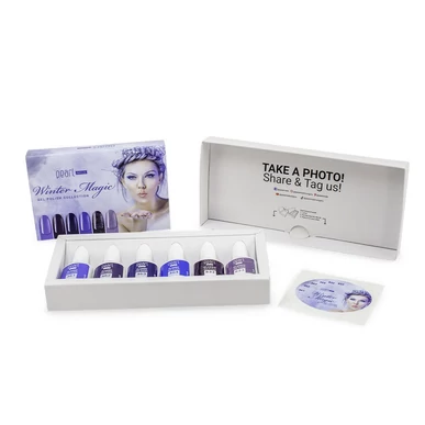 Set 6 oje semipermanente Pearl Nails, Winter Magic