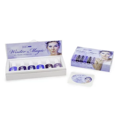 Set 6 oje semipermanente Pearl Nails, Winter Magic