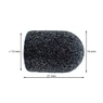 Imagine 2/3 - Capișon pedichiură 13 mm din carborundum - 80 grit 5 buc