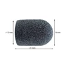 Imagine 2/3 - Capișon pedichiură 13 mm din carborundum  - 150 grit 5 buc