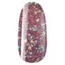 Imagine 1/2 - Ojă semipermanentă mov cu sclipici Pearl Nails Classic Gel Lac 834