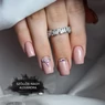 Ojă semipermanentă Cover Roz cu efect holo Pearl Nails Classic 815