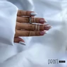 Imagine 2/2 - Ojă semipermanentă roz auriu cu sclipici Pearl Nails Classic Gel lac light rosegold  824
