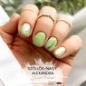 Ojă semipermanentă cu sclipici Pearl Nails Classic Gel lac Glitter Verde 830