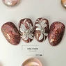 Imagine 2/2 - Ojă semipermanentă mov cu sclipici Pearl Nails Classic Gel Lac 834