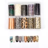 Imagine 1/2 - Box Folie de transfer unghii 10in1 - Animals