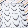 Imagine 3/3 - Sticker pentru degrade/ombre french negru