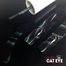 Imagine 2/4 - Ojă semipermanentă Violet - Verde Cat Eye Galaxy Pearl Nails 7 ml 706