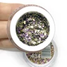 Imagine 3/3 - Color Gel UV Verde Strălucitor Pearl Nails 434