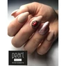 Imagine 3/4 - Gel colorat Cupru cu sclipici intens Pearl Nails 5 ml 803