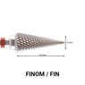 Imagine 2/2 - Capăt de freză conic din carbid - Cross Cut (cu tăietură dublă) - Fin