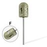 Capăt de freză cilindric din diamant pentru pedichiură - cu tăietură pentru răcire Capăt de freză cilindric din diamant pentru pedichiură - cu tăietură pentru răcire