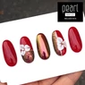 Imagine 4/6 - Bază Rubber Gummy Pearl Nails Bordo 15 ml