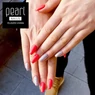 Imagine 3/5 - Bază Rubber Gummy Pearl Nails Neon Coral 15 ml