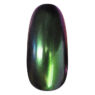 5D Galaxy Cat Eye Powder - Green-purple ca și chrome powder strălucitor
