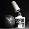 Imagine 2/5 - Ojă Semipermanentă Cat Eye Disco Negru Pearl Nails Gel Lac 7ml 729