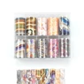 Imagine 1/3 - Box Folie de transfer unghii 10in1 - Abstracts