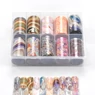 Imagine 2/3 - Box Folie de transfer unghii 10in1 - Abstracts