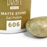 Ojă semipermanentă auriu Pearl Nails Matte Stone 606 Ojă semipermanentă auriu Pearl Nails Matte Stone 606