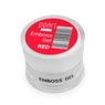 Imagine 1/4 - Gel color 3D Roșu Emboss Pearl Nails 5ml