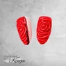 Imagine 3/4 - Gel color 3D Roșu Emboss Pearl Nails 5ml