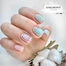 Imagine 3/4 - Bază Rubber Gummy Pearl Nails Verde Mentă 15 ml