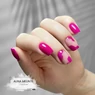 Imagine 2/3 - Ojă semipermanentă Fuchsia Pearl Nails Classic 445 Gel Lac
