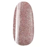 Imagine 1/2 - Ojă semipermanentă Roz Auriu Glitter Pearl Nails Classic Gel Lac 820