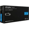 Imagine 1/2 - nitrylex® black mănuși din nitril negre - mărimea M