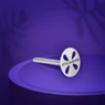 Imagine 1/4 - Disc pedichiură drept din metal Pododisc Staleks Pro S