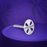 Imagine 1/4 - Disc pedichiură drept din metal Pododisc Staleks Pro M