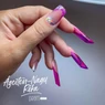 Imagine 3/4 - Ojă semipermanentă cu efect Neon Cat Eye Violet Pearl Nails 7ml 733