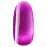 Imagine 1/4 - Ojă semipermanentă cu efect Neon Cat Eye Violet Pearl Nails 7ml 733