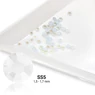 Imagine 1/2 - Cristale Unghii Pearl Nails SS5 LU02 White - Glow in the dark - 50buc
