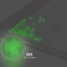 Imagine 2/2 - Cristale Unghii Pearl Nails SS5 LU04 Green - Glow in the dark - 50buc