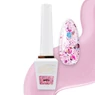 Imagine 3/4 - Ojă semipermanentă allure premium rubin-pink-auriu cu sclipici G071