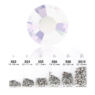 Set cristale decorative unghii 6in1 - White Opal
