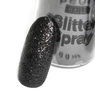 Imagine 2/3 - Sclipici Unghii Glitter spray - Black
