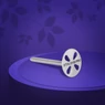 Imagine 1/2 - Disc pedichiură drept cu tijă prelungită Pododisc Staleks Pro S