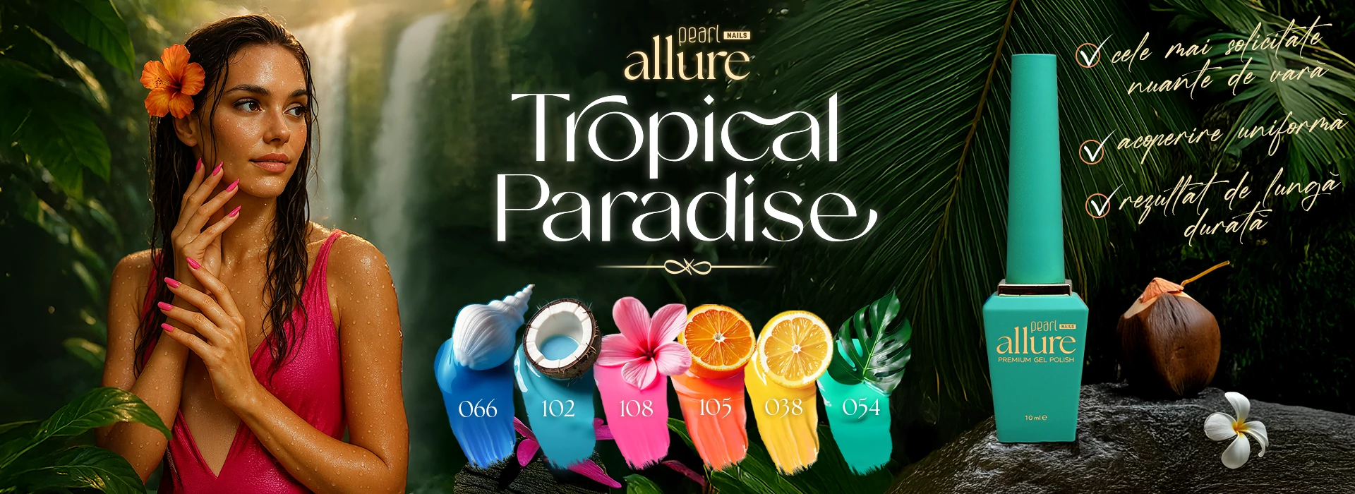 Ojele semipermanente individuale Tropical Paradise
